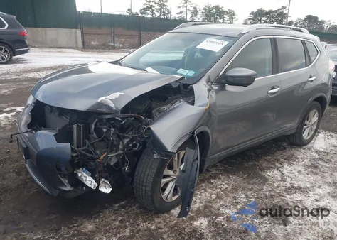 2016 Nissan Rogue Sv from USA, damaged, VIN KNMAT2MV2GP712945